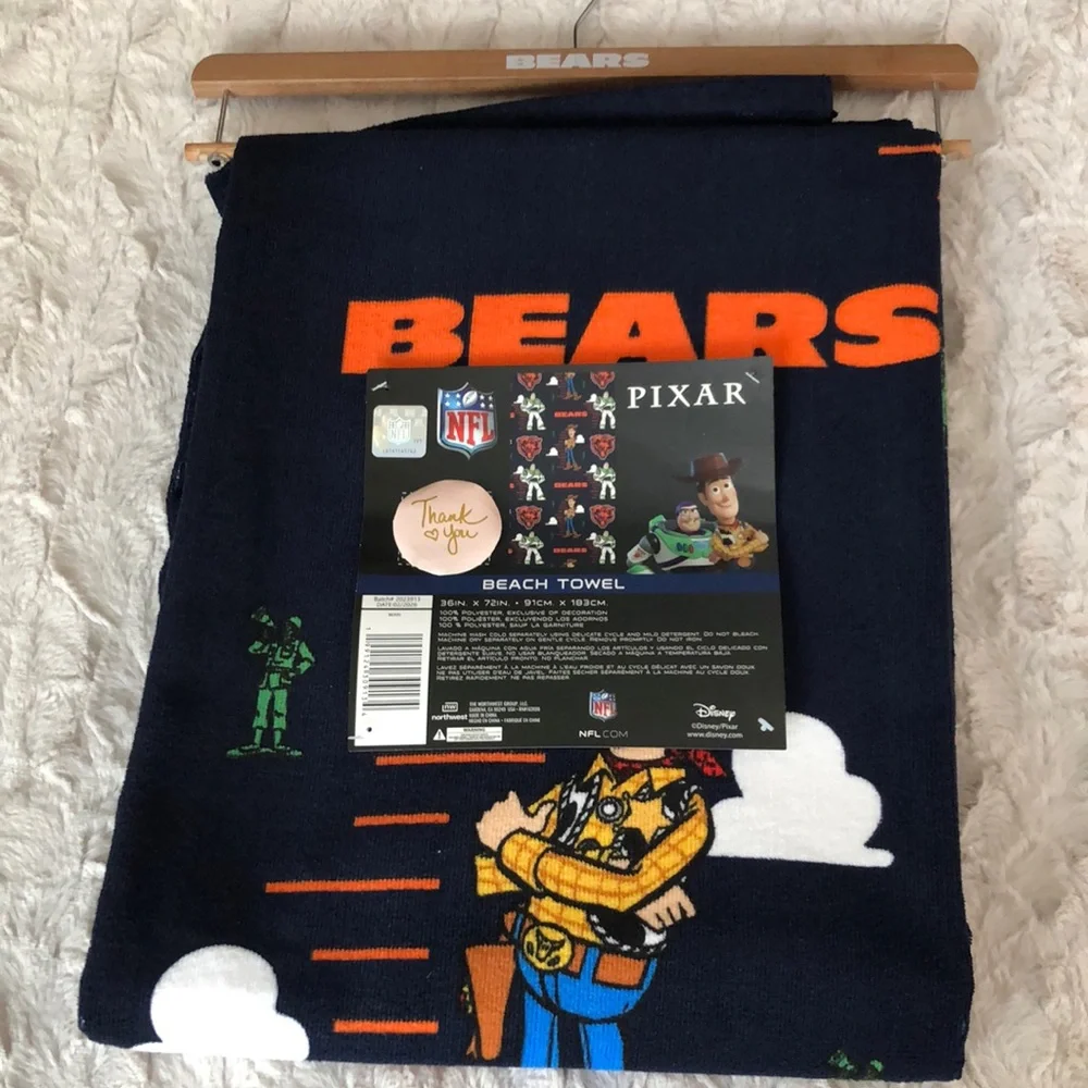 NFL x Pixar TOY STORY Chicago Bears Beach Towel